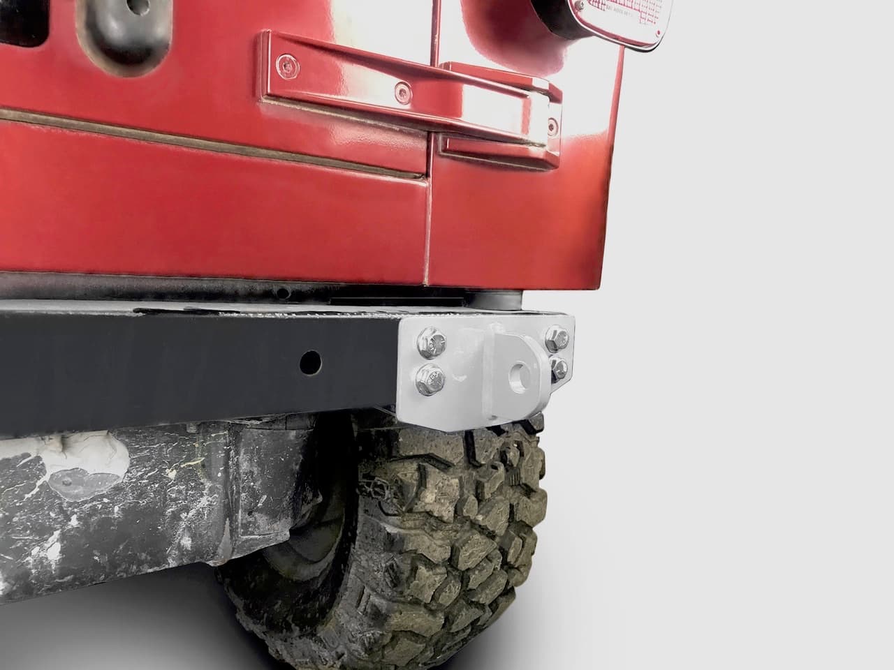 Steinjager Steinjäger Recovery and Towing Wrangler TJ 1997-2006 D-Ring Mounting Brackets Cloud White