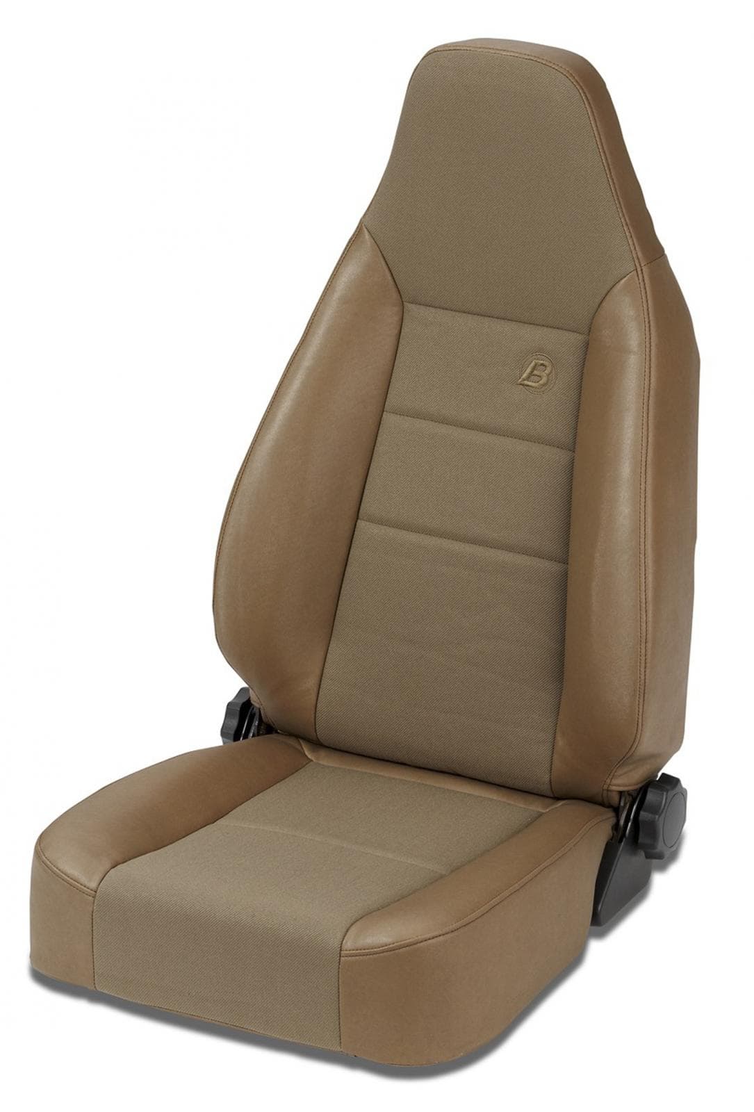 Jeep Bucket Seats Trailmax II Sport Front High Back Bucket Seat For Jeep 1976-1986 CJ7 Center Fabric Insert Spice Bestop product image