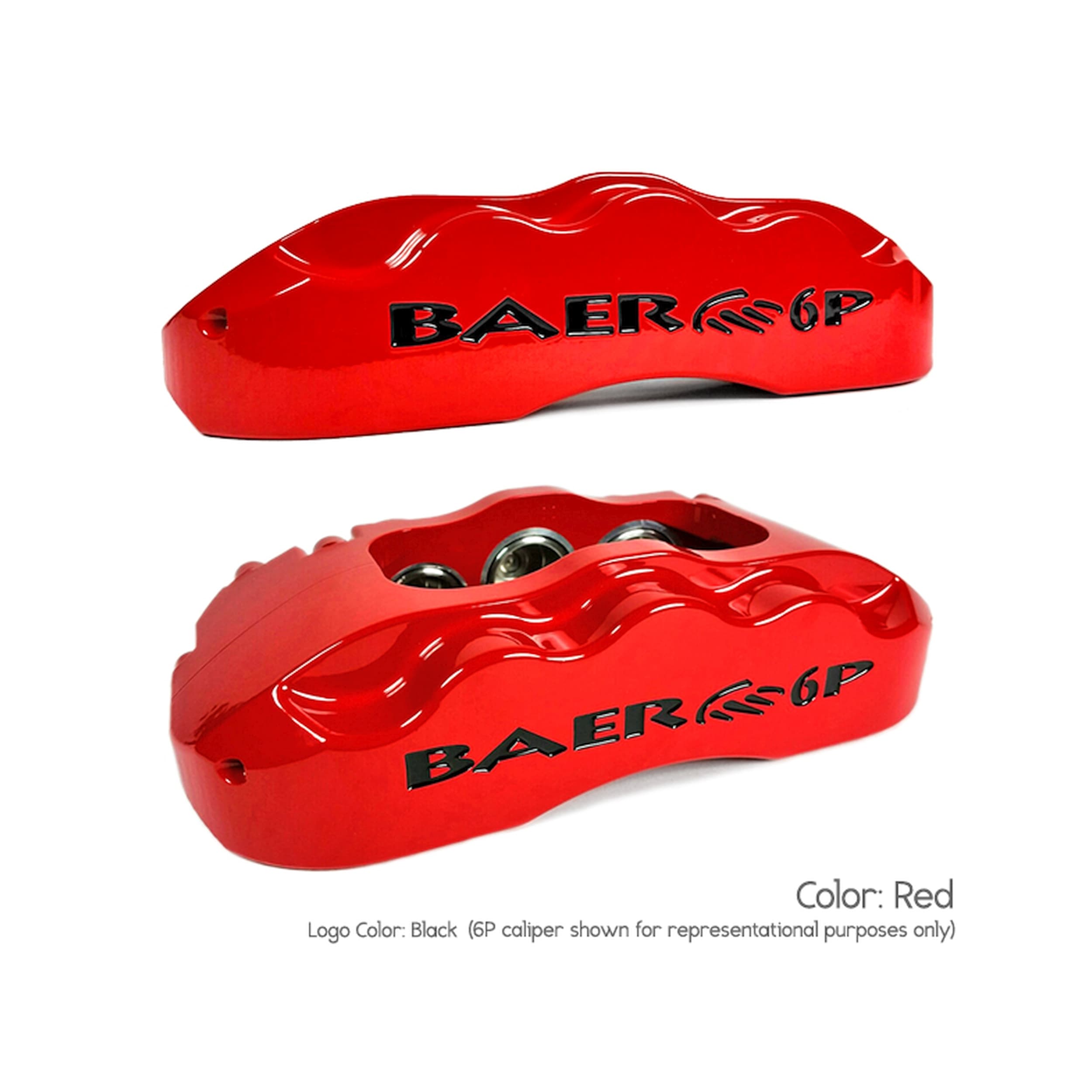 Brake System 12 Inch Rear SS4 with Park Brake Red 78-87 GM G Body Stock 10 Bolt Rear BAER Brakes product image