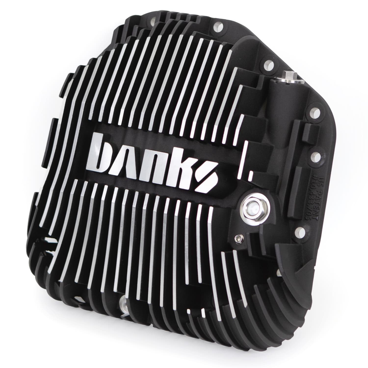 Ram-Air Differential Cover Kit Satin Black/Machined w/Hardware for 17-24 Ford F250 HD Tow Pkg and F350 SRW with Dana M275 Rear Axle Banks Power product image