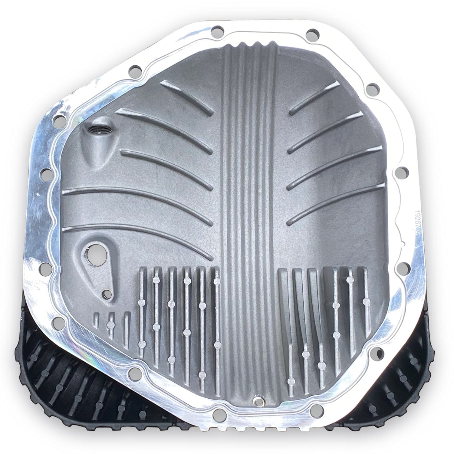 Ram-Air Differential Cover Kit Satin Black/Machined w/Hardware for 17-24 Ford F250 HD Tow Pkg and F350 SRW with Dana M275 Rear Axle Banks Power product image