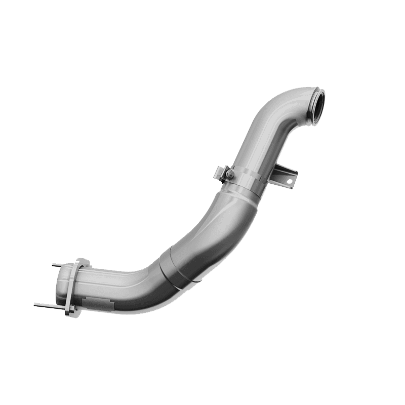 4 Inch Turbo Down Pipe Aluminized Steel For 11-15 Ford 6.7L Powerstroke MBRP product image