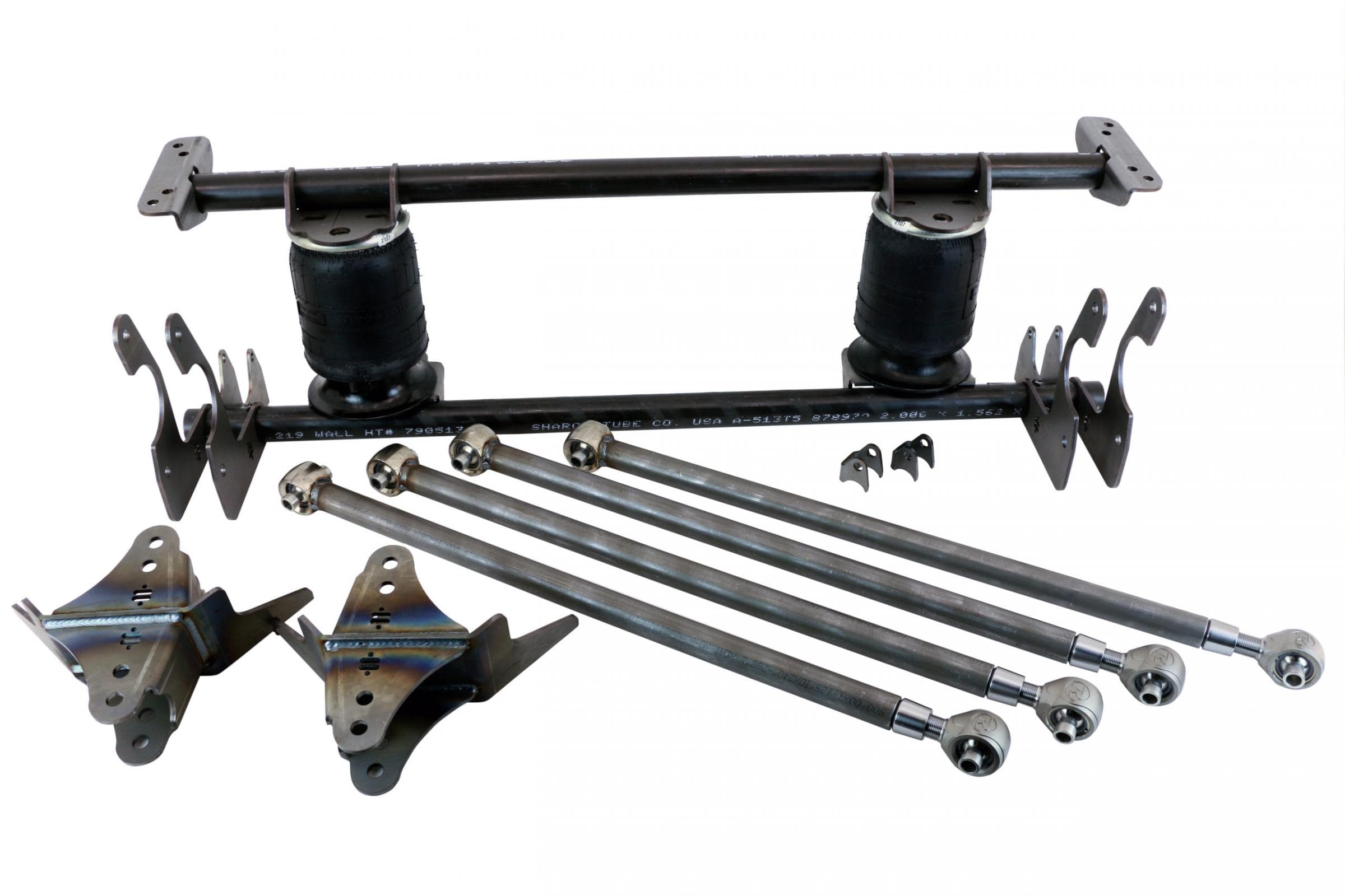 Universal Hd 4-Link For 3 Inch Diameter Axle Weld-On 1.5 Inch Bars W/ R-Joint Xl 2107 Air Springs And Brackets Shocks And Panhard Bar Kit Sold Separately Ridetech product image