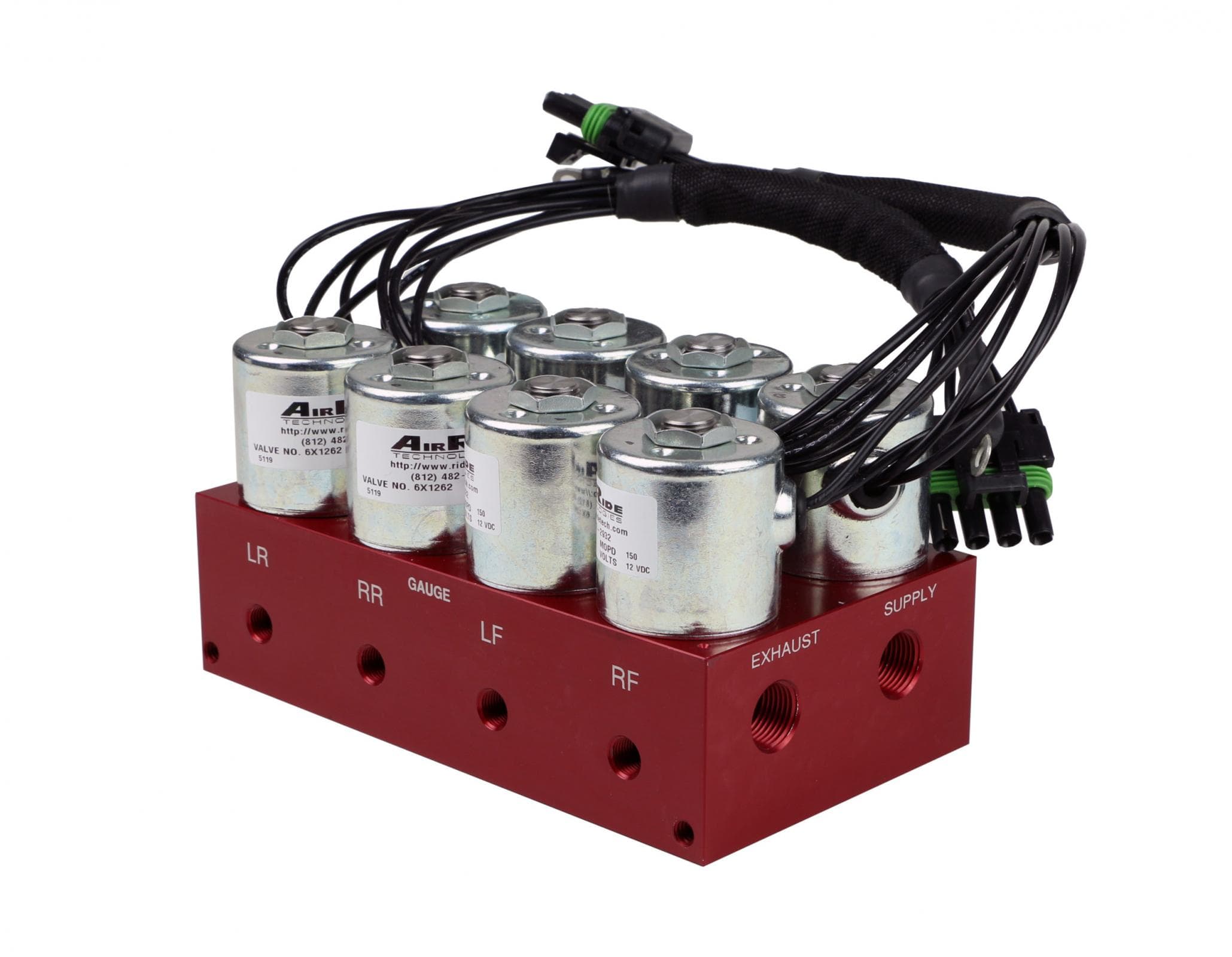 Bigred 4-Way Valve W/ 3/8 Inch NPT Ports Mounting Brackets Fittings Sold Separately Ridetech product image