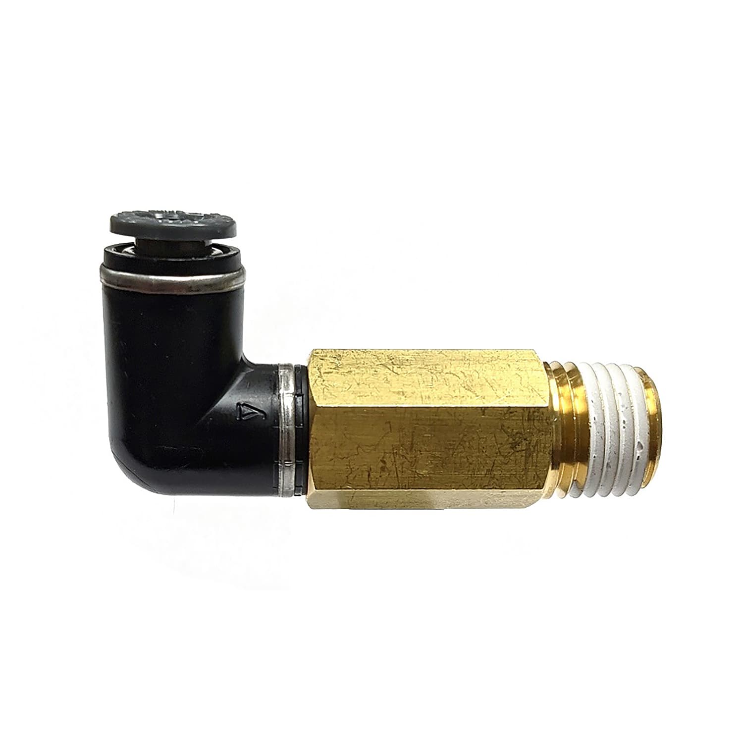 Airline Fitting Extended Swivel Elbow 1/4 Inch NPT To 1/4 Inch Swivel Elbow Fit 4800 Ridetech product image