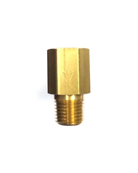 Ridetech 31959301 Check valves, 1/4 NPT (Flows towards male thread) product image