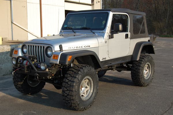 Jeep Wrangler 4.0 Inch Pro Series 3 Link Long Arm Lift Kit WRear 5 Inch Stretch 97-06 Wrangler TJ Clayton Off Road product image