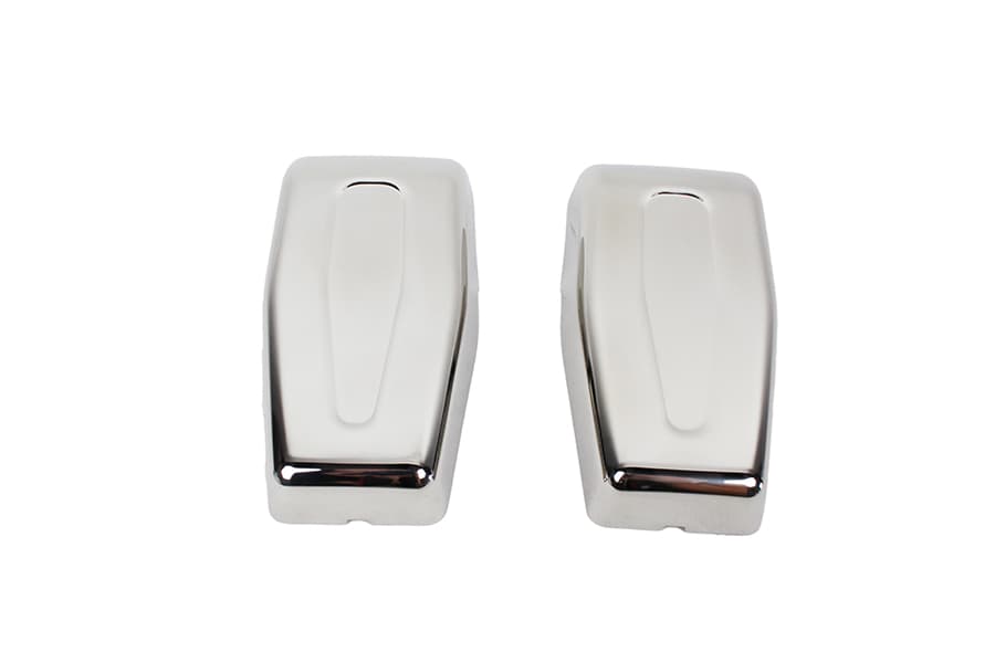 Jeep JK Liftgate Hinge Overlays Pair 07-18 Wrangler JK Polished Silver Kentrol product image