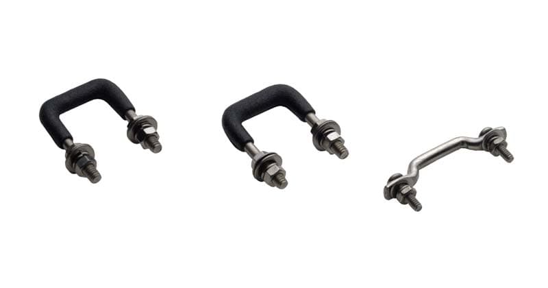 Jeep CJ Windshield Tie Down Kit 55-86 CJ Polished Silver Kentrol product image