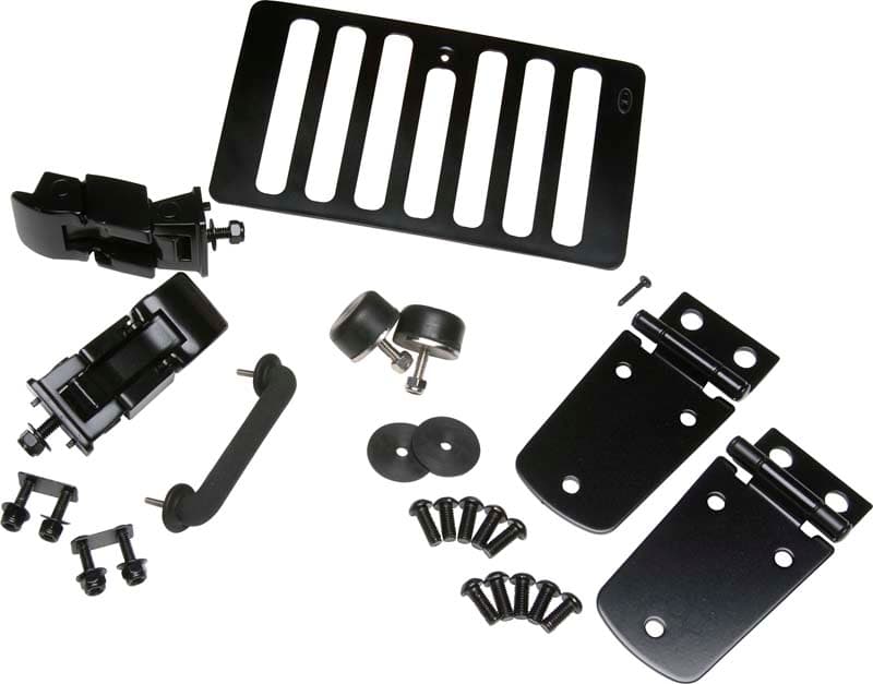 Jeep TJ Hood Kit 98-06 Wrangler TJ Powdercoat Black Kentrol product image