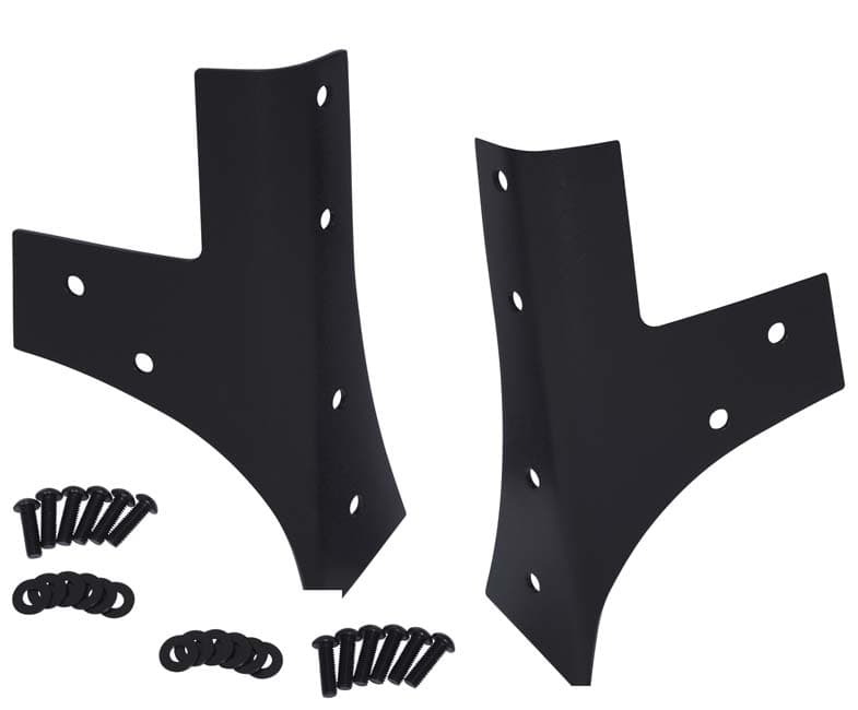 Jeep JK Windshield Supports Pair 07-18 Wrangler JK Textured Black Kentrol product image