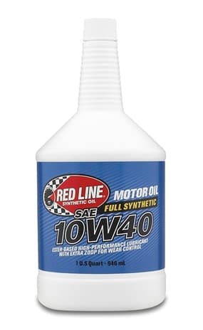 10W40 Synthetic Motor Oil 1 Quart Red Line Oil product image