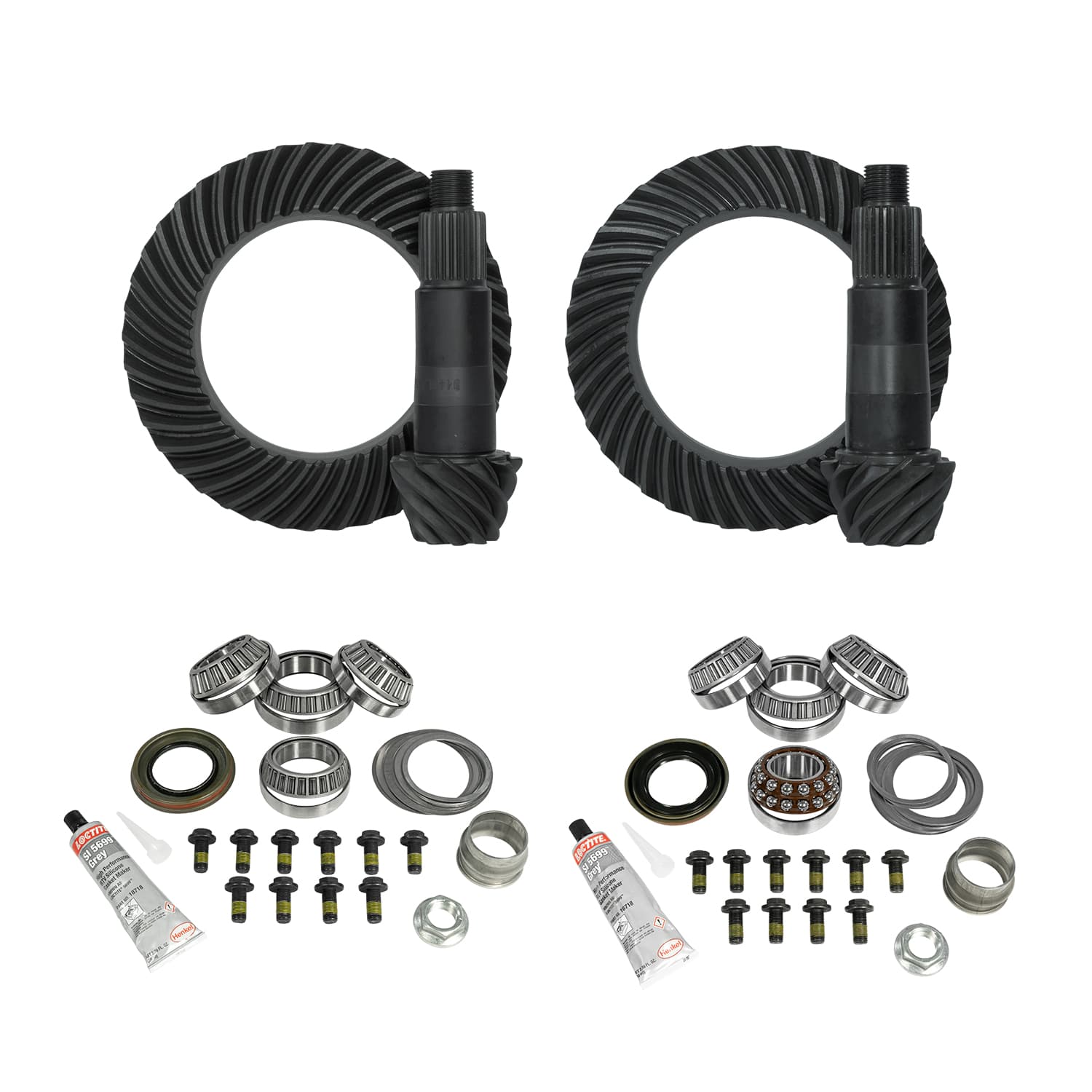 Re-Gear And Install Kit Dana 44 Front & Rear Jeep Jl/Jt Rubicon 4.88 JL & Jt Rubicon D44 (M220) Rear/ D44 (M210) Front 4.88 Ratio Complete Gear/Kit Package Yukon Gear product image
