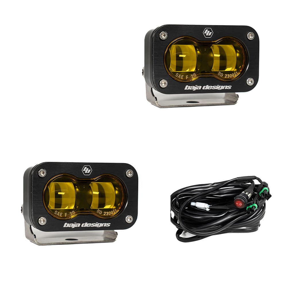 Baja Designs 237811 S2 SAE LED Auxiliary Light Pod Pair product image