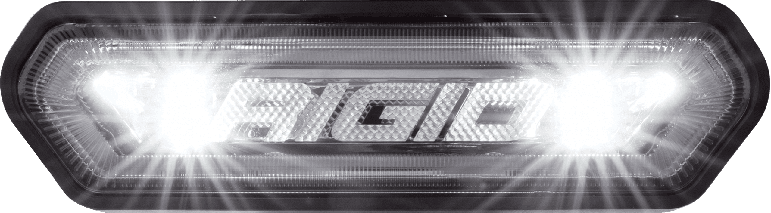 RIGID 28 inch Rear Facing LED Chase Bar with 27 Pre-Programmed Modes And 5 Colors, Black Housing, Race Compliant For Series Requiring Strobing Blue, Amber, Green And Red, Surface Mounts Included product image