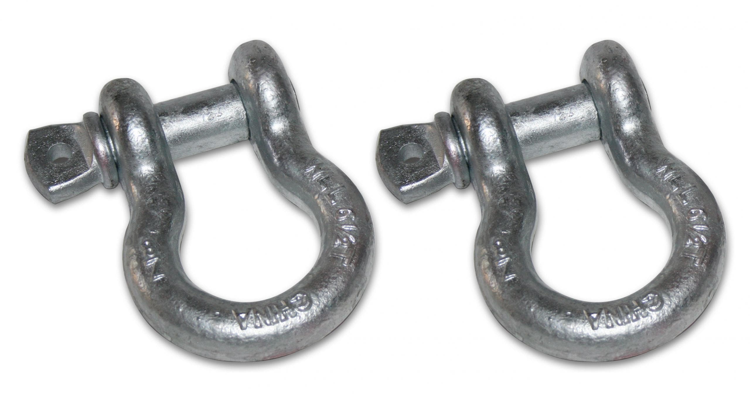 7/8 Inch Bow Shackle 13k LB WLL Silver Bulldog Winch product image
