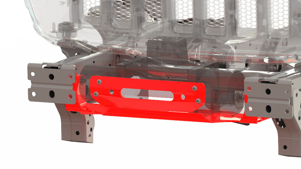 Winch Mount JL W/Oe Steel Winch Mount Bumper product image