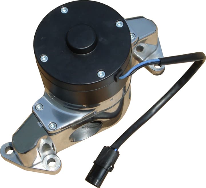 Electric Engine Water Pump Aluminum Polished Finish Fits SB Ford Engines Proform product image