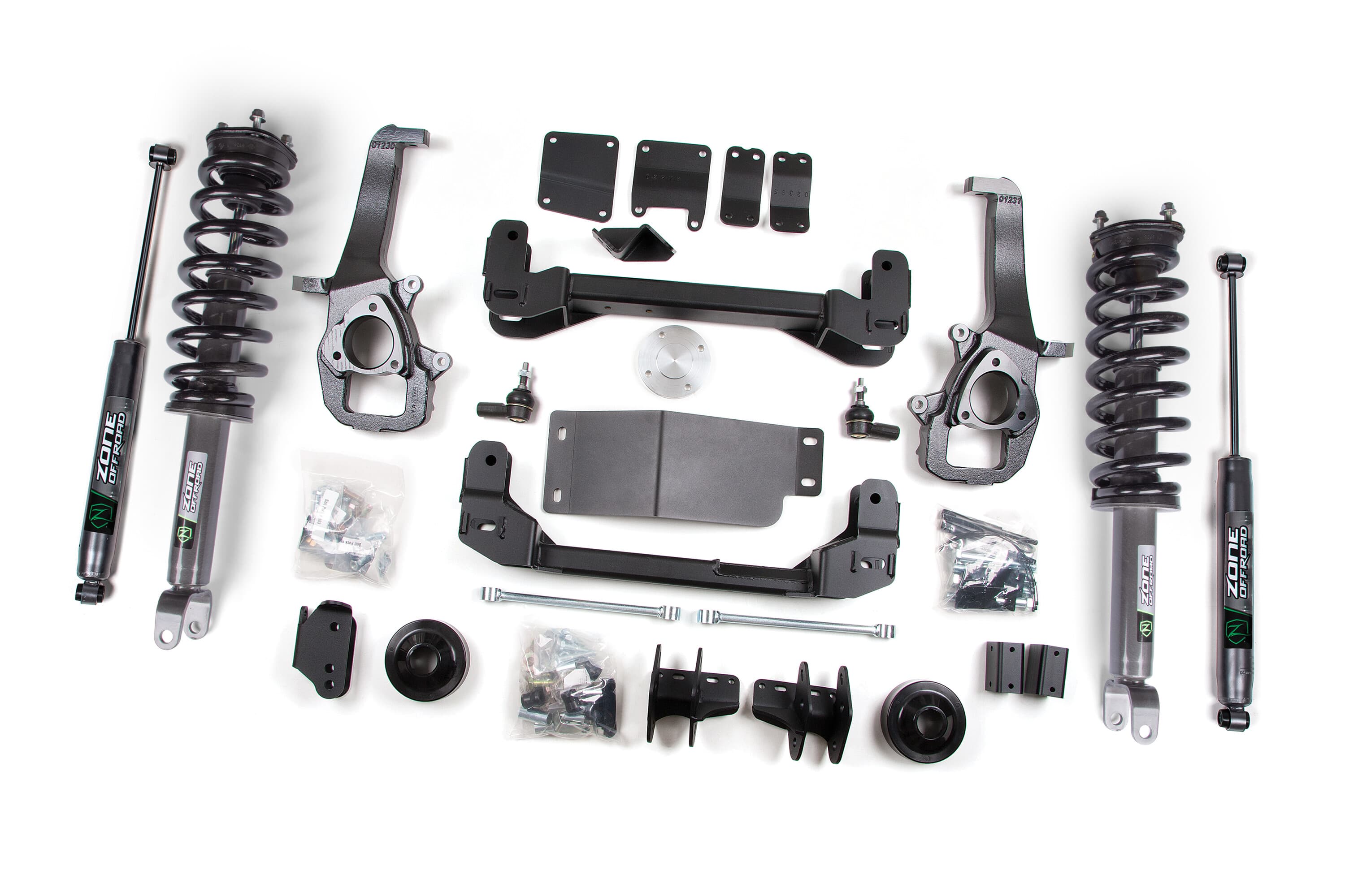 2013 Dodge 1500 4 /2 Suspension Lift System - Front Spacer Rear Spring Spacer - Fox 2.0 Adventure Series Shocks product image