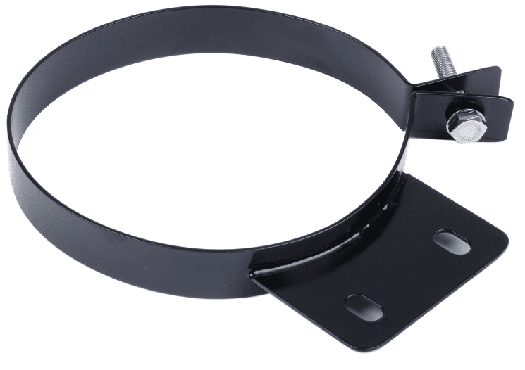 Diesel Stack Exhaust Clamp 8 in Black Finish 304 Stainless Steel Pypes Exhaust product image