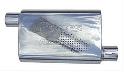 Race Pro Series Muffler 14 in 3 in Offset/Offset Hardware Not Incl Polished 304 Stainless Steel Pypes Exhaust product image