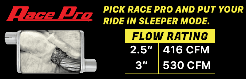 Crossmember Back w/X-Pipe Exhaust System 65-70 Mustang Split Rear Dual Exit 2.5 in Intermediate And Tail Pipe Race Pro Mufflers/Hardware Incl Tip Not Incl Pypes Exhaust product image