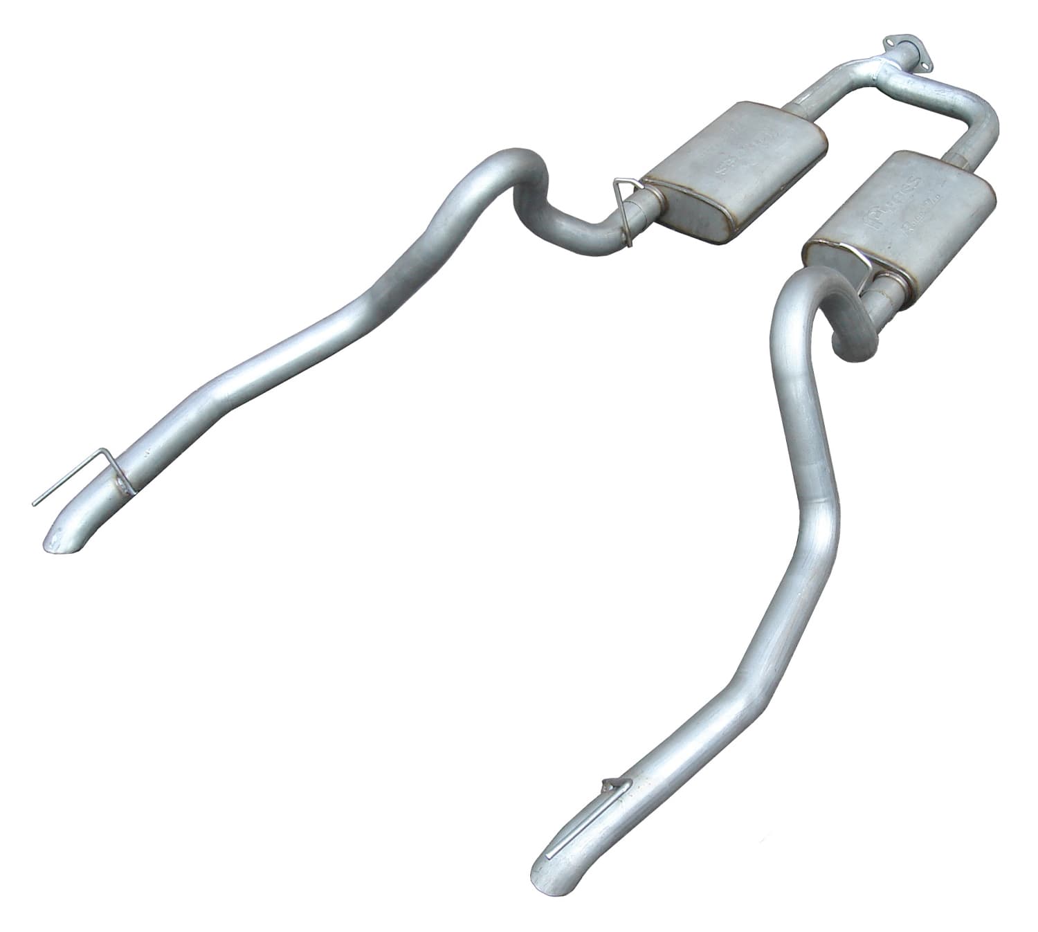 1998-2004 Mustang V6 Converter Back Exhaust System 409 Stainless Street Pro Mufflers Pypes Performance Exhaust product image