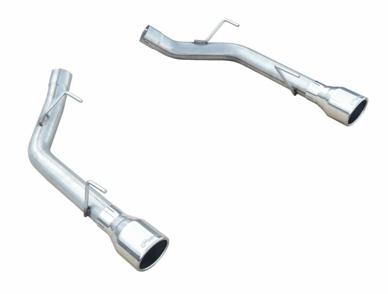 Axle Back System Split Rear Dual Exit Hardware Incl 2.5 in Intermediate Pipe And Tailpipe Natural 409 Stainless Steel Muffler Not Incl Polished Tips Pypes Exhaust product image
