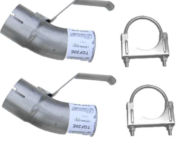 1976-1981 Trans Am Tailpipe Splitter Adapters (For Transverse Muffler Systems Only) 409 Stainless Pypes Performance Exhaust product image