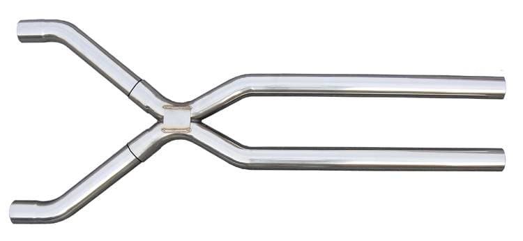 Exhaust X-Pipe Kit Intermediate Pipe Tunnel Crossover2.5 in Hardware Incl Polished 304 Stainless Steel Pypes Exhaust product image