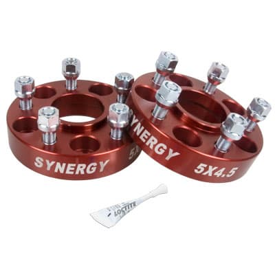 Jeep Hub Centric Wheel Spacers 5X4.5-1.75 Inch Width 1/2-20 UNF Stud Size Synergy MFG product image