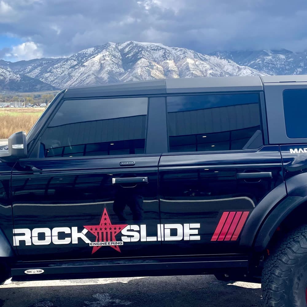 2021-2023 Ford Bronco Roof Trim Pieces Front Door Rock Slide Engineering product image