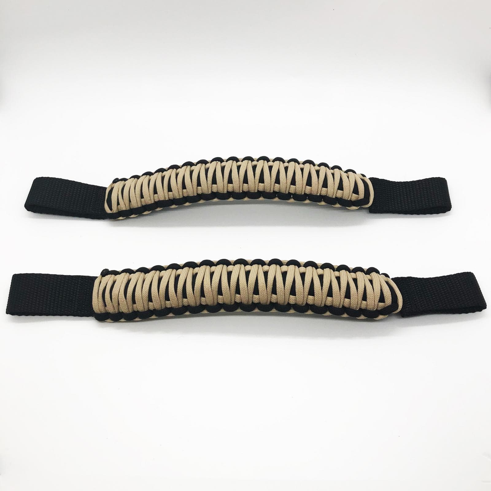 Jeep Headrest Paracord Grab Handles Black/Khaki Pair Bartact product image