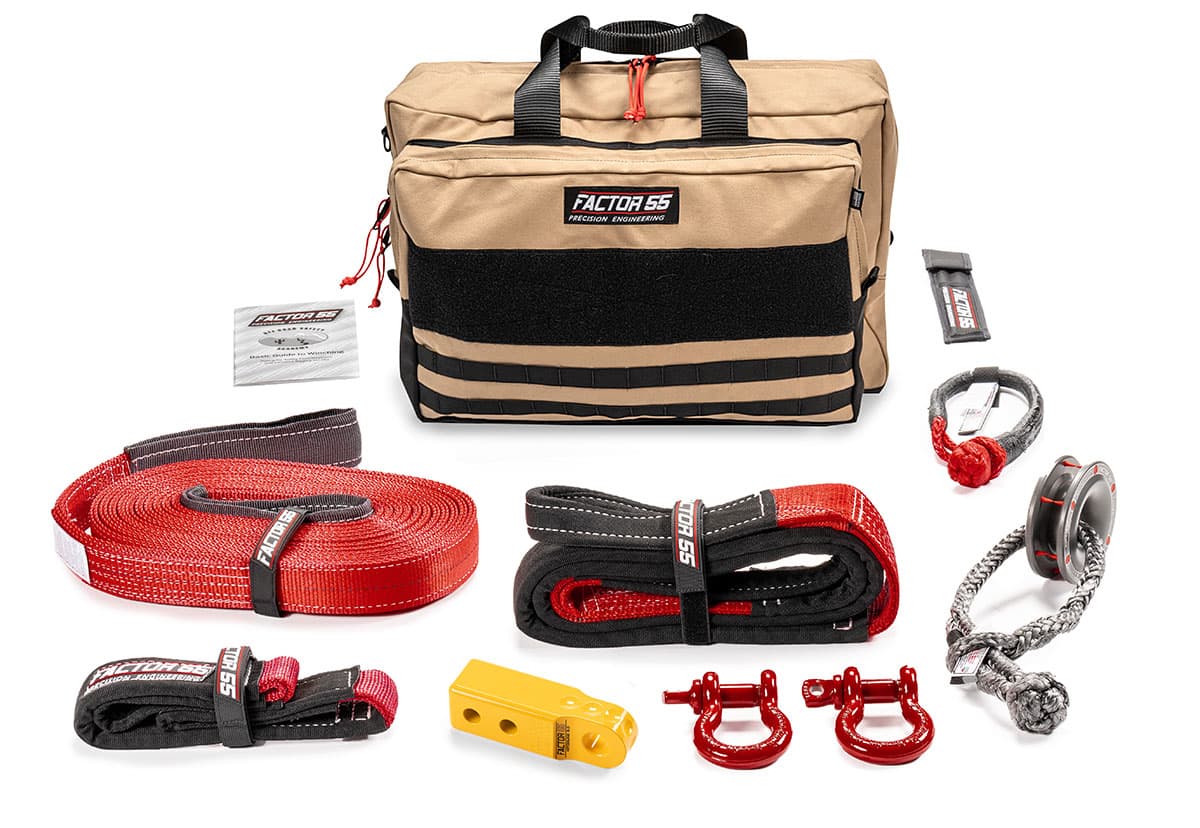 Factor 55 00475-03-Large Sawtooth Winch Accessory Kit (Yellow Hitchlink And Large Bag) product image