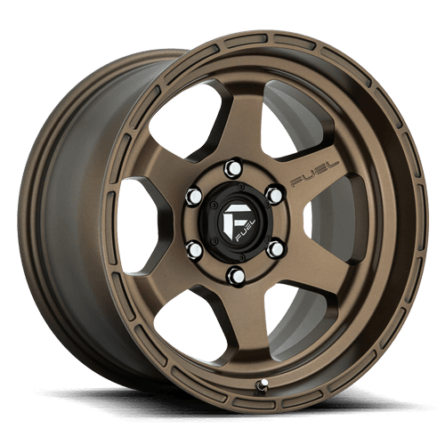 Aluminum Wheels 17X9 Shok D666 6 On 139.7 Matte Bronze 106.3 Bore 1 Offset Fuel Off Road Wheels product image