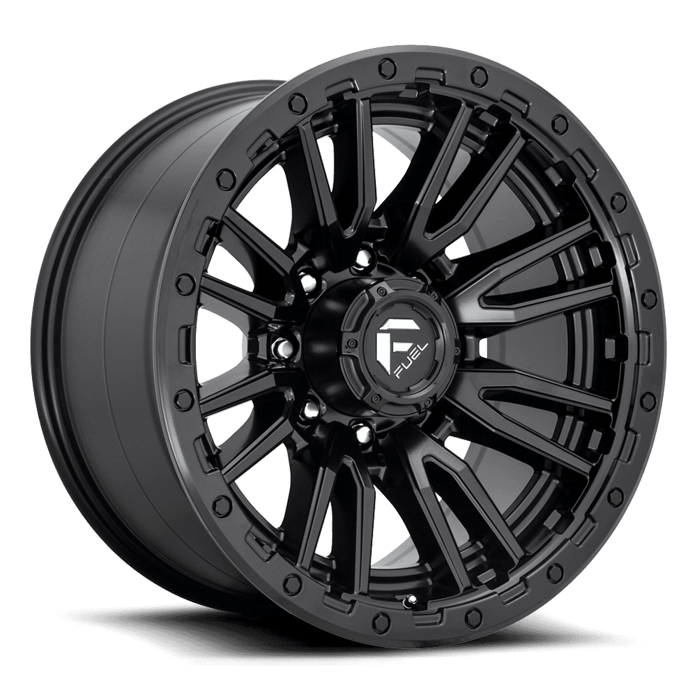 Aluminum Wheels 20X9 Rebel D679 8 On 180 Matte Black 124.3 Bore 1 Offset Fuel Off Road Wheels product image
