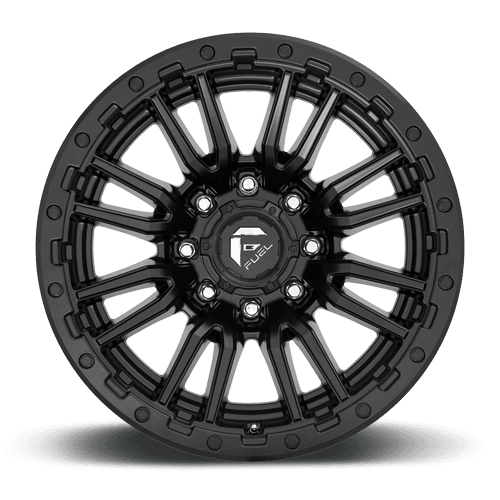 Aluminum Wheels 20X9 Rebel D679 8 On 180 Matte Black 124.3 Bore 1 Offset Fuel Off Road Wheels product image