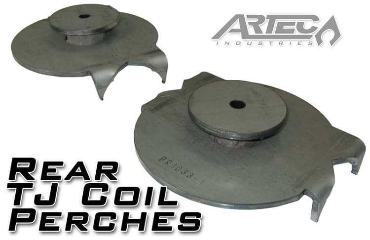 9706 Jeep TJ Rear Coil Perches And Retainers (Pair) product image