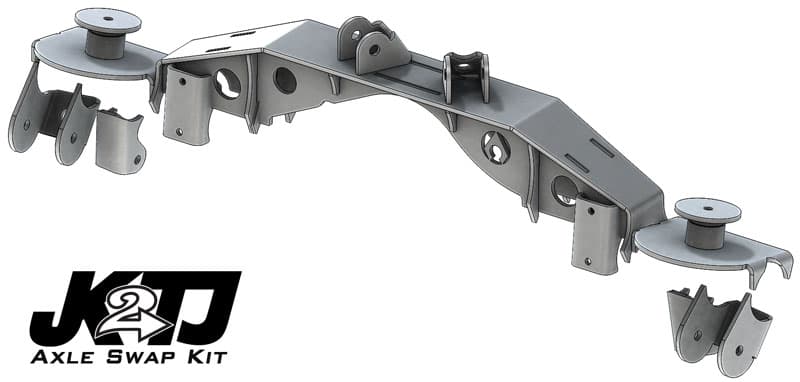9306 Jeep TJ Triangulated Swap Kit With Truss 2.63 In / Oem product image