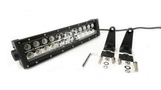 12.0 Inch Amber/White LED Light Bar Double Row Straight Combo Flood/Beam 72W DT Harness 79904 4,320 Lumens Southern Truck Lifts product image