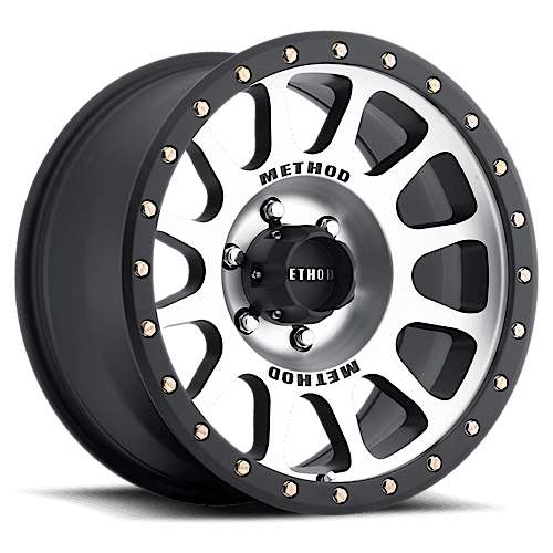 Aluminum Wheels 18x9 NV MR305 Bolt Pattern 6 On 135 Offset 18 Lip Size 1.38 Black BM Machined Face-Black Street Loc Method product image
