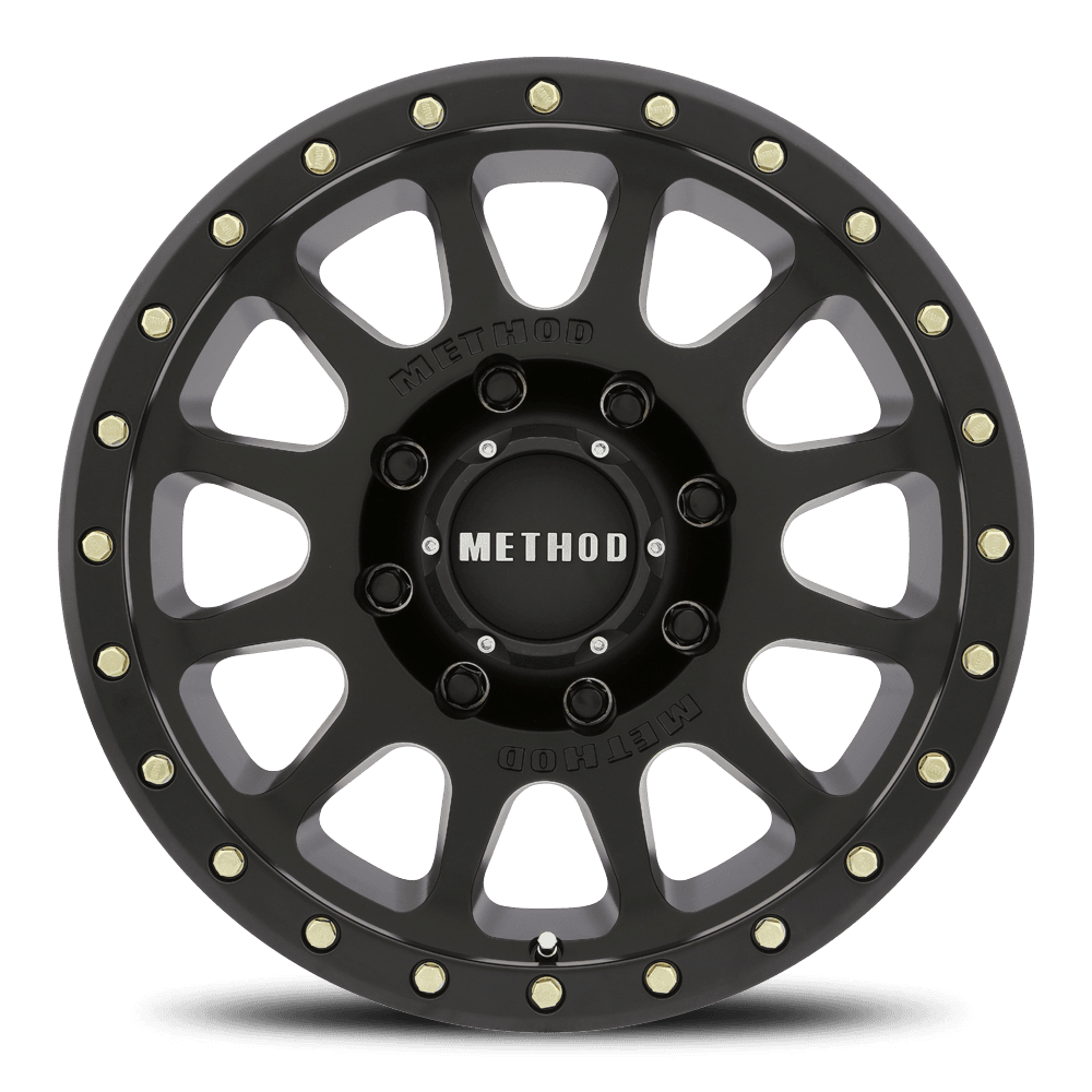 Aluminum Wheels 18x9 NV HD MR305 Bolt Pattern 8 On 165.1 Offset 18 Lip Size 1.38 Matte Black MB Method product image
