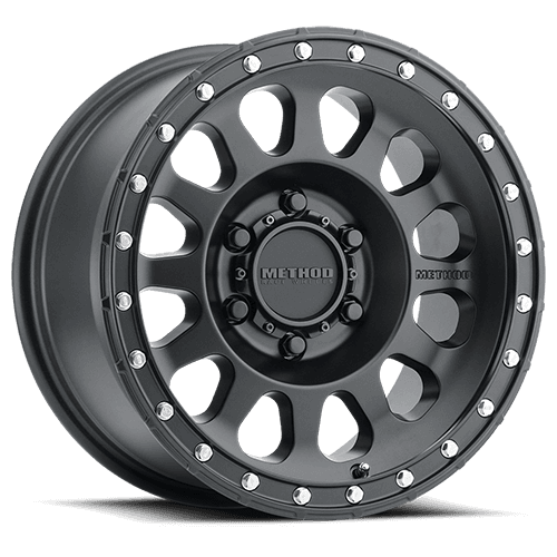 Aluminum Wheels 18x9 MR315 Bolt Pattern 6 On 139.7 Offset 18 Lip Size 1.65 Matte Black MB Method product image