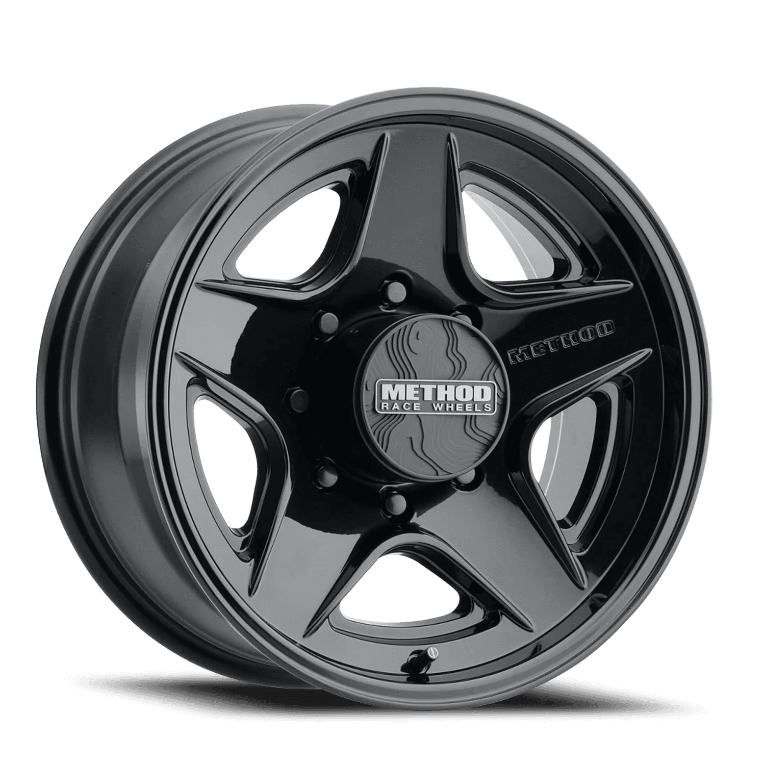 Aluminum Wheels 20x9 MR319 Bolt Pattern 8 On 170 Offset 18 Lip Size 1.06 Gloss Black GB Method product image