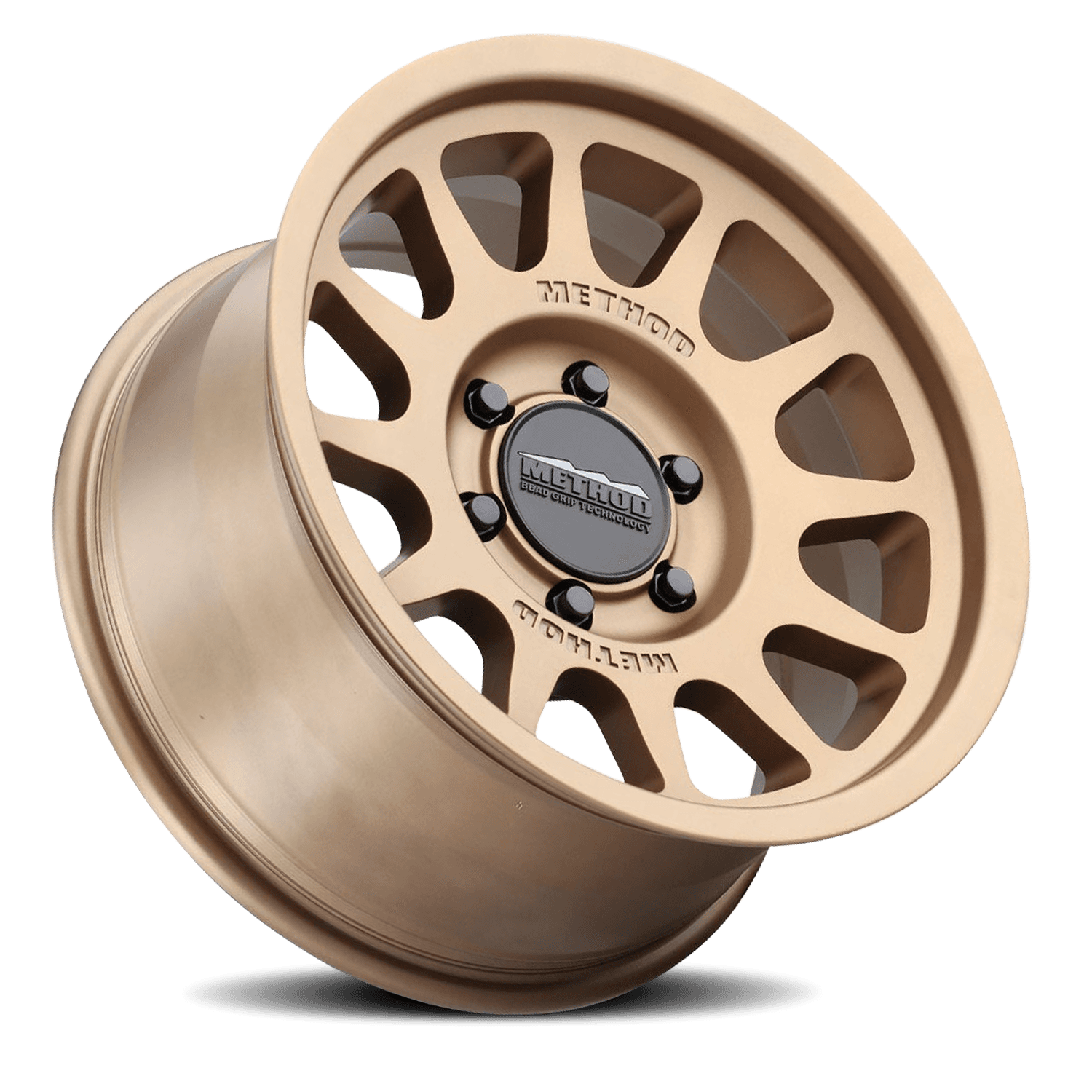Aluminum Wheels 17x8.5 Bead Grip MR703 Bolt Pattern 6 On 135 Offset 0 Lip Size 1.18 Method Bronze BRZ Method product image