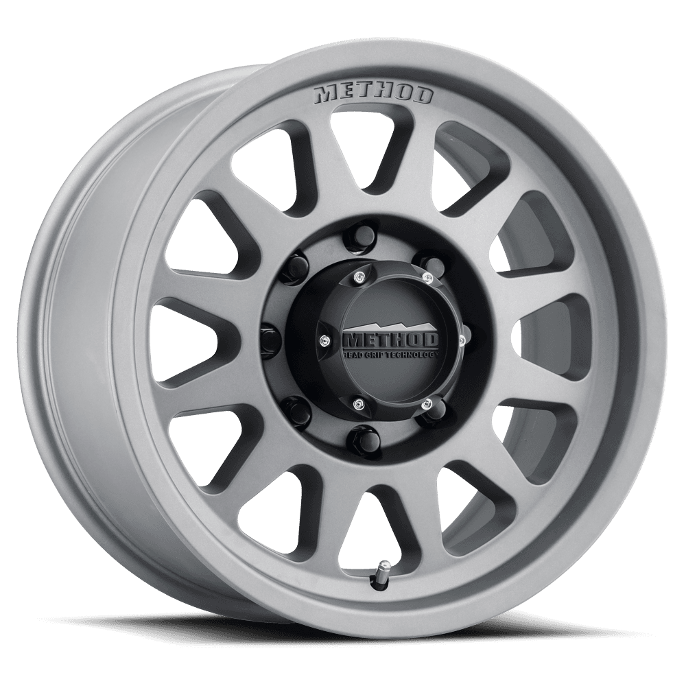 Aluminum Wheels 17x9 Bead Grip MR704 Bolt Pattern 8 On 165.1 Offset 18 Lip Size 1.77 Titanium SL Method product image