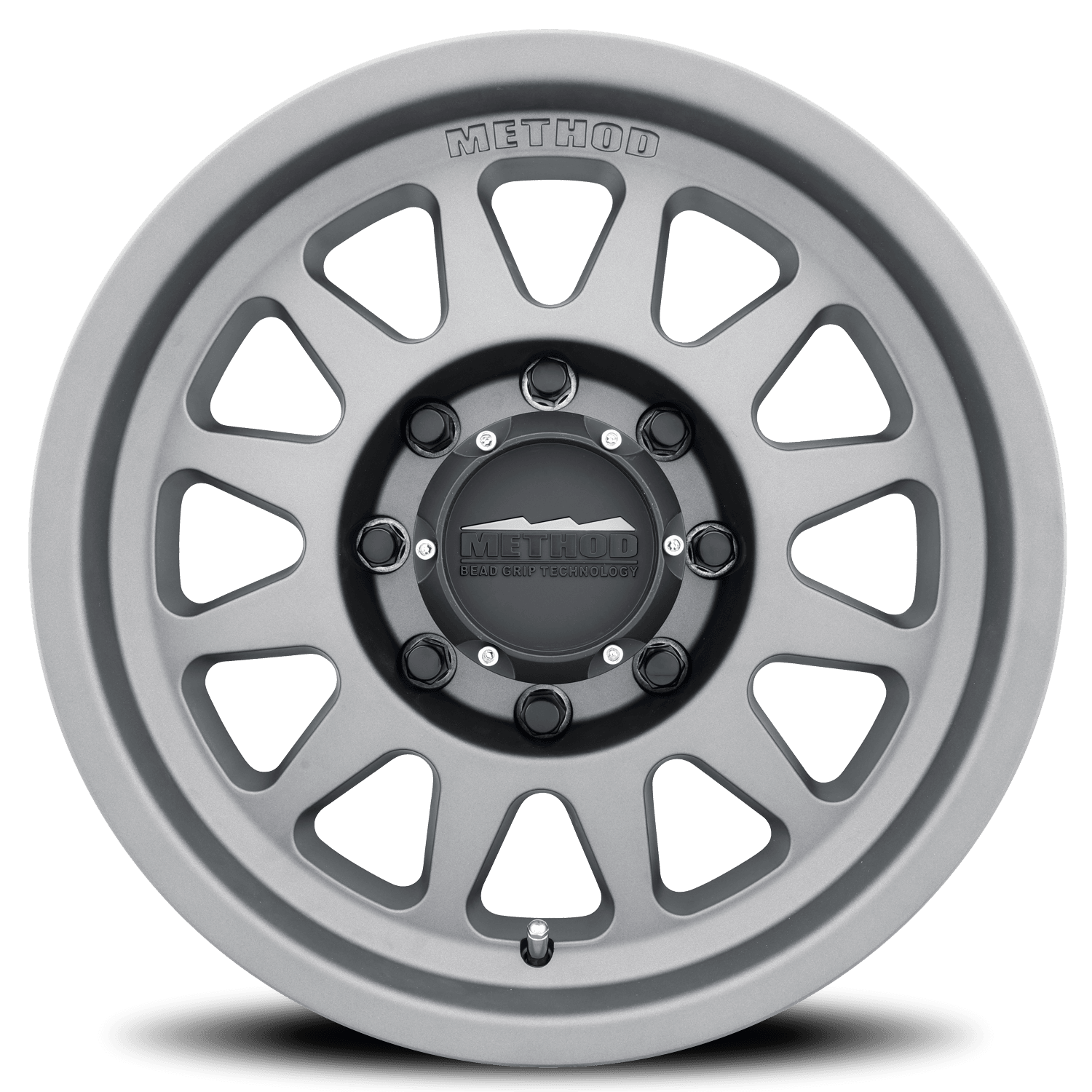 Aluminum Wheels 17x9 Bead Grip MR704 Bolt Pattern 8 On 165.1 Offset 18 Lip Size 1.77 Titanium SL Method product image