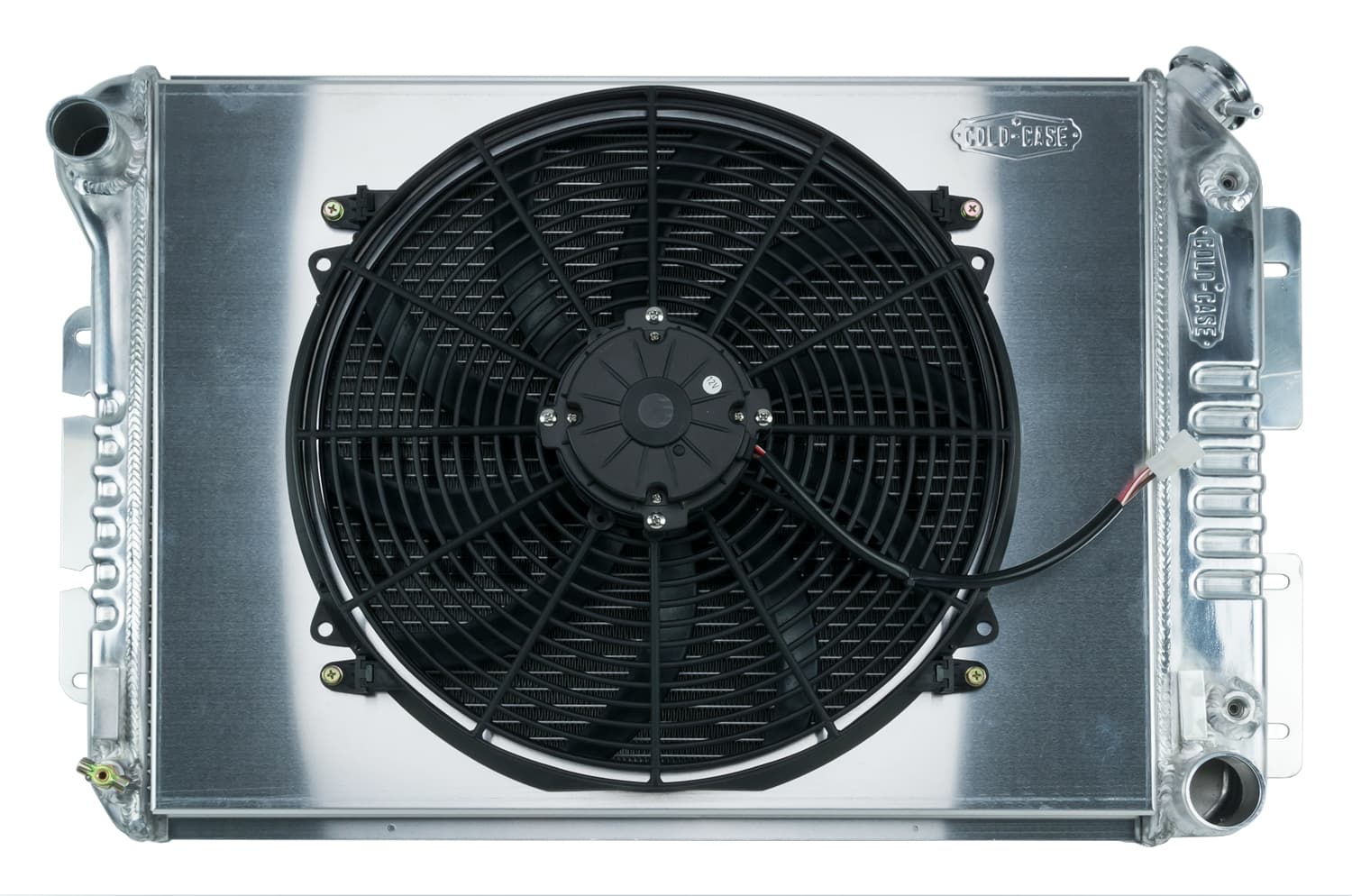 67-69 Camaro BB / Firebird Auto Transmission Aluminum Radiator and 16 Inch Fan Kit Cold Case Radiators product image