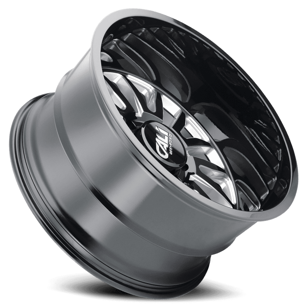 Cast Aluminum Wheels Summit 9110 GB-M 20x10 Milled Spokes Gloss Black 8 On 180 Bolt Pattern -25 Offset Cali Offroad Wheels product image