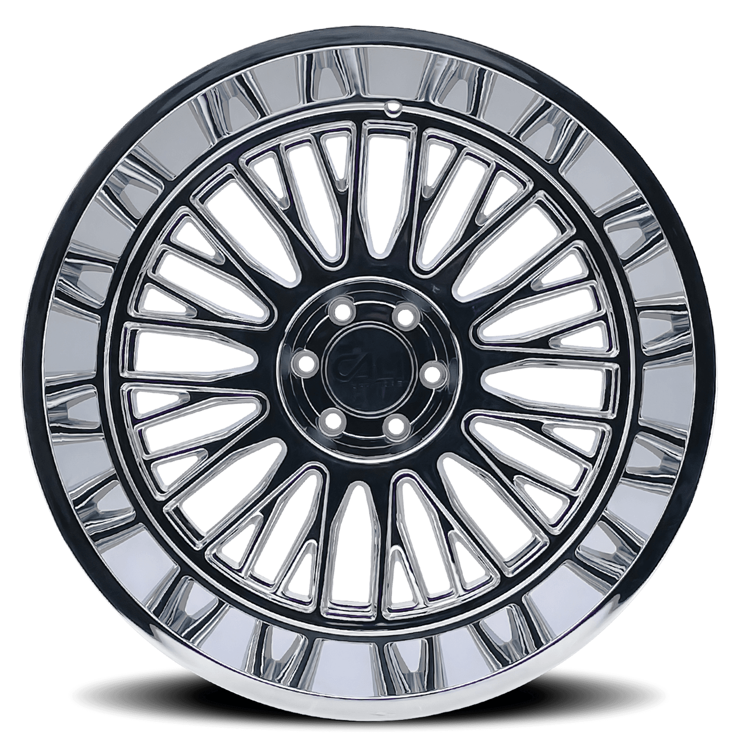Cast Aluminum Wheels Vertex 9116 CH 22x12 Chrome 8 On 165.1 Bolt Pattern -44 Offset Cali Offroad Wheels product image